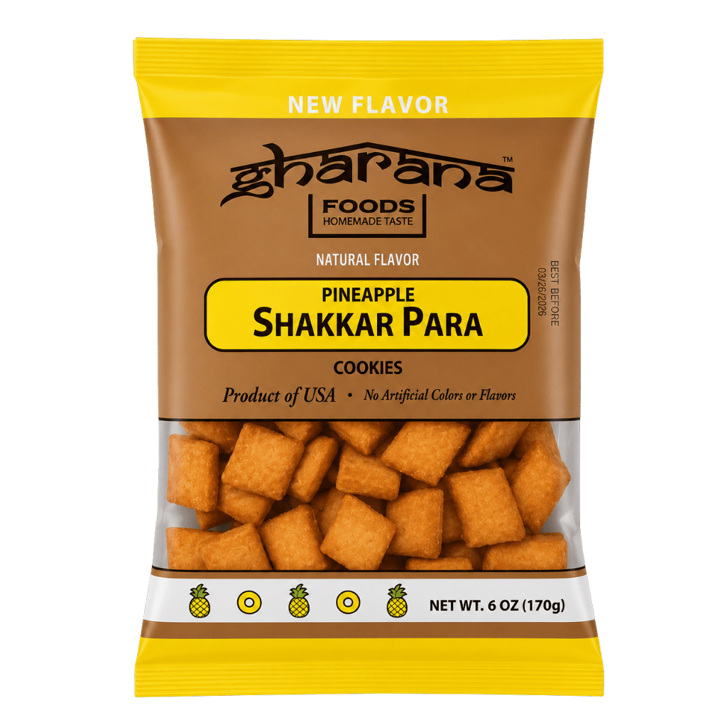 Gharana Pineapple Sakarpara 6 oz buy online USA - 1